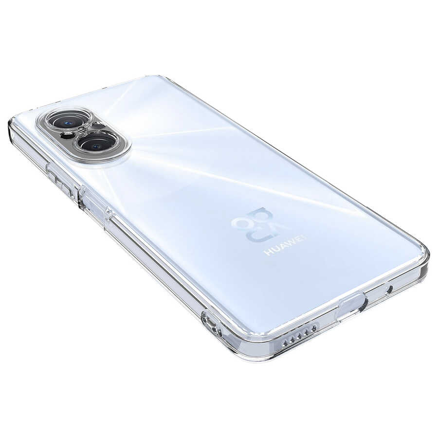 Huawei Nova 9 SE Kılıf Zore Süper Silikon Kapak Renksiz