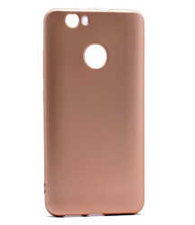Huawei Nova Kılıf Zore Premier Silikon Kapak Gold