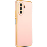 Huawei Nova Y70 Kılıf Zore Bark Kapak Rose Gold