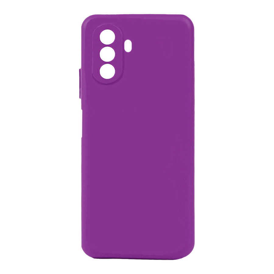 Huawei Nova Y70 Kılıf Zore Biye Silikon Mor