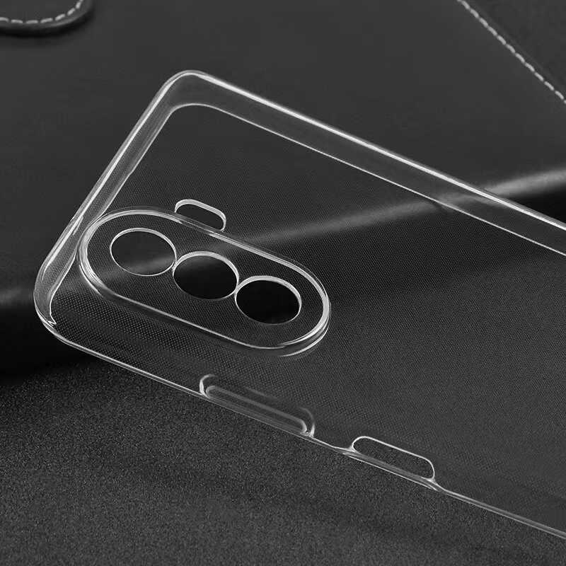 Huawei Nova Y70 Kılıf Zore Süper Silikon Kapak Renksiz