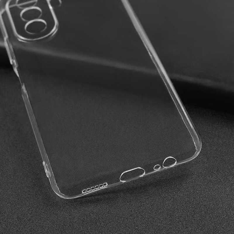 Huawei Nova Y70 Kılıf Zore Süper Silikon Kapak Renksiz