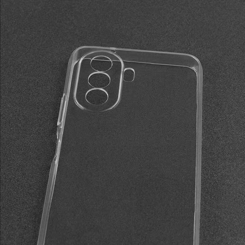 Huawei Nova Y70 Kılıf Zore Süper Silikon Kapak Renksiz