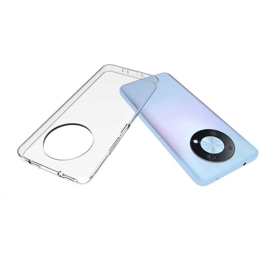 Huawei Nova Y90 Kılıf Zore Süper Silikon Kapak Renksiz