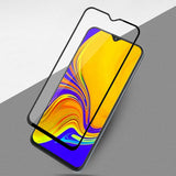 Huawei P Smart 2019 Zore Kenarları Kırılmaya Dayanıklı Cam Ekran Koruyucu Siyah