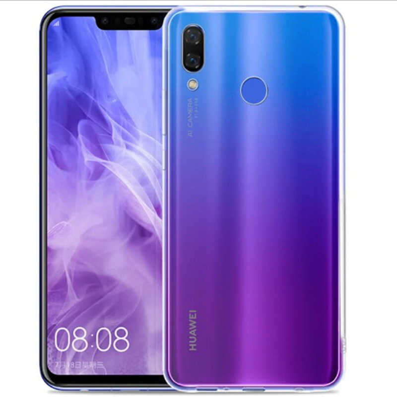 Huawei P Smart 2019 Kılıf Zore Süper Silikon Kapak Renksiz