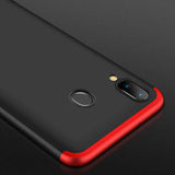 Huawei P Smart 2019 Kılıf Zore Ays Kapak Siyah-Mavi