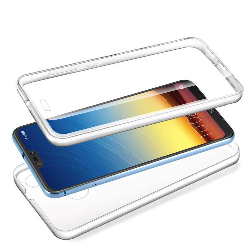 Huawei P Smart 2019 Kılıf Zore Enjoy Kapak Renksiz