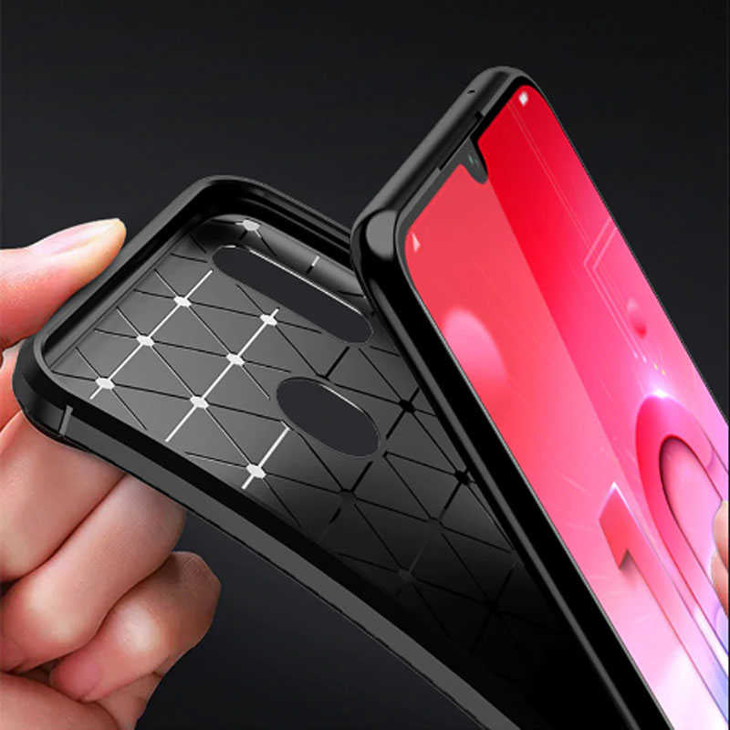 Huawei P Smart 2019 Kılıf Zore Negro Silikon Kapak Siyah