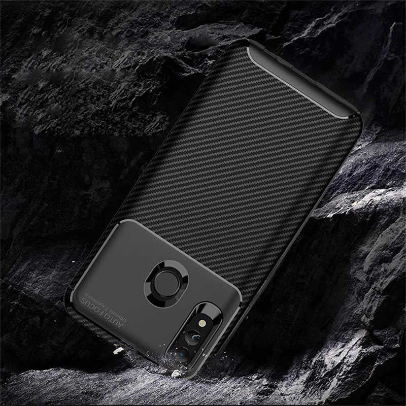 Huawei P Smart 2019 Kılıf Zore Negro Silikon Kapak Siyah