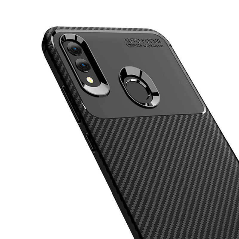 Huawei P Smart 2019 Kılıf Zore Negro Silikon Kapak Siyah