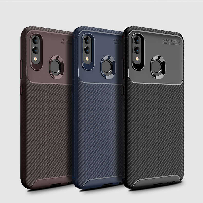 Huawei P Smart 2019 Kılıf Zore Negro Silikon Kapak Siyah