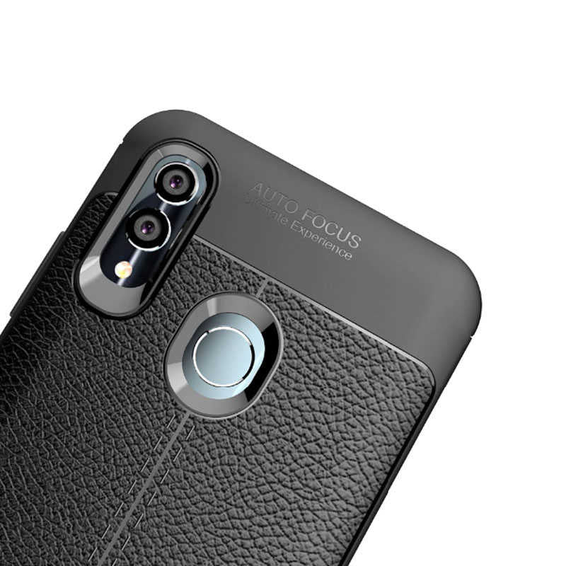 Huawei P Smart 2019 Kılıf Zore Niss Silikon Kapak Gri