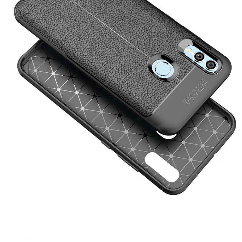 Huawei P Smart 2019 Kılıf Zore Niss Silikon Kapak Gri