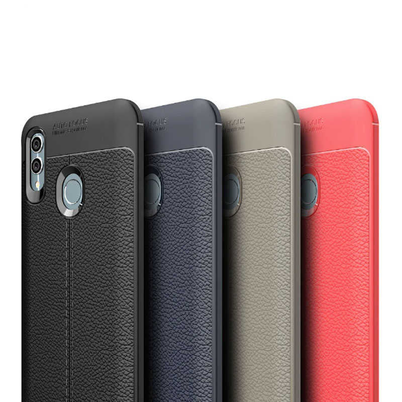 Huawei P Smart 2019 Kılıf Zore Niss Silikon Kapak Gri