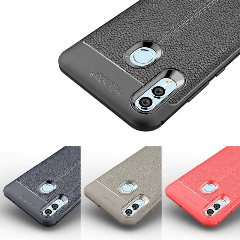 Huawei P Smart 2019 Kılıf Zore Niss Silikon Kapak Gri