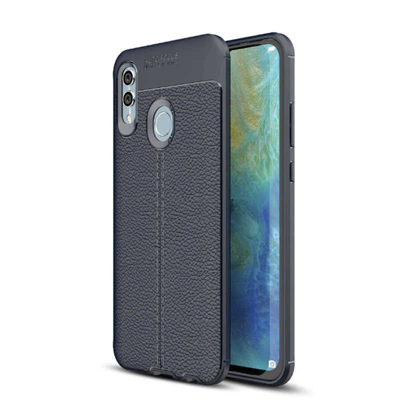 Huawei P Smart 2019 Kılıf Zore Niss Silikon Kapak Gri