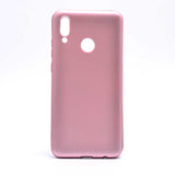 Huawei P Smart 2019 Kılıf Zore Premier Silikon Kapak Rose Gold