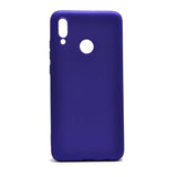 Huawei P Smart 2019 Kılıf Zore Premier Silikon Kapak Saks Mavi