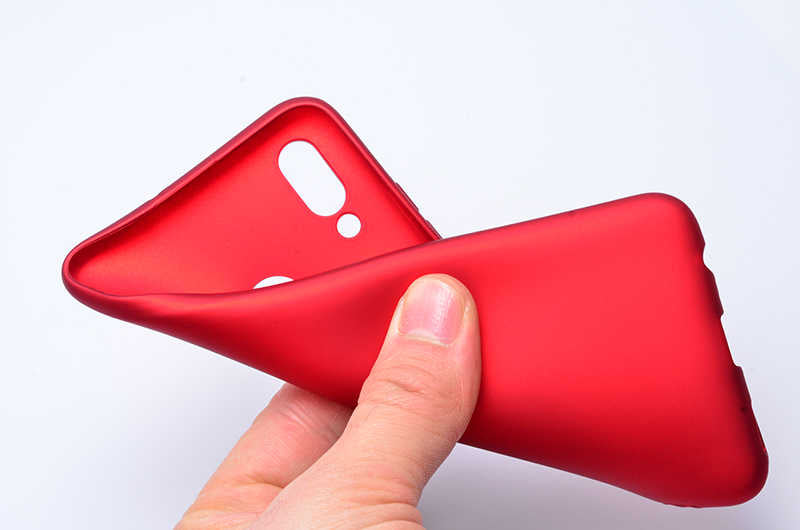 Huawei P Smart 2019 Kılıf Zore Premier Silikon Kapak Gold