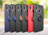 Huawei P Smart 2019 Kılıf Zore Ravel Silikon Kapak Kırmızı