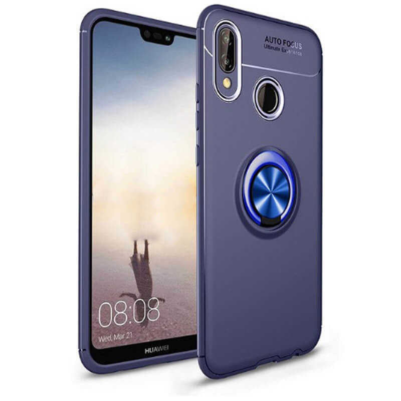 Huawei P Smart 2019 Kılıf Zore Ravel Silikon Kapak Mavi