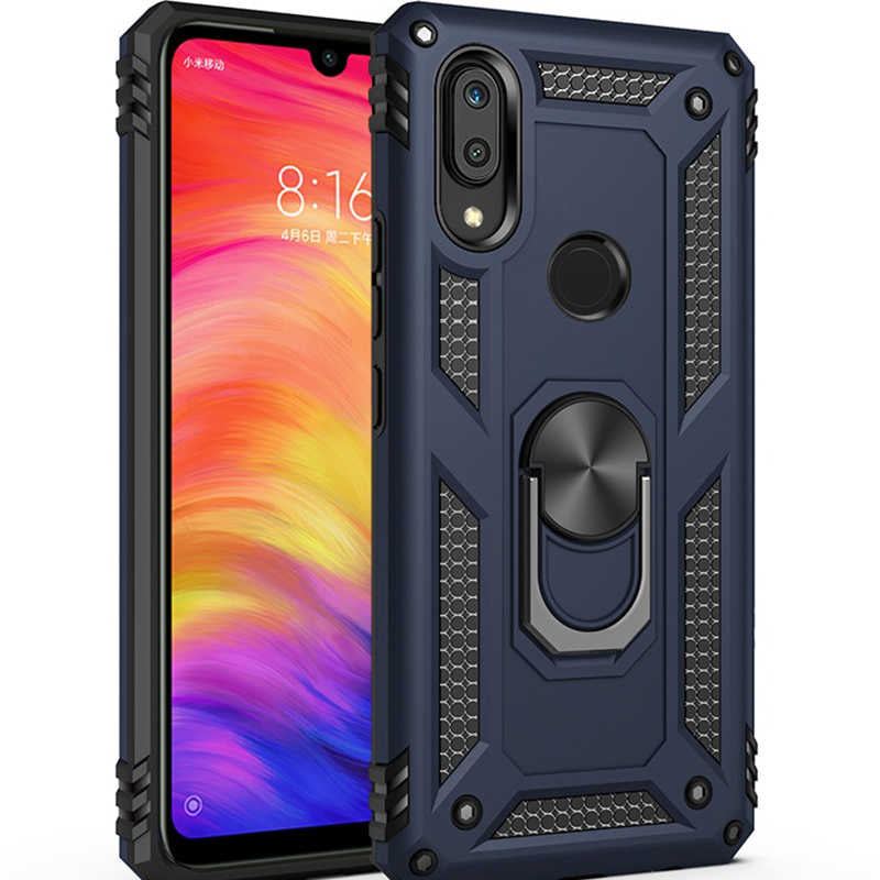Huawei P Smart 2019 Kılıf Zore Vega Kapak Mavi