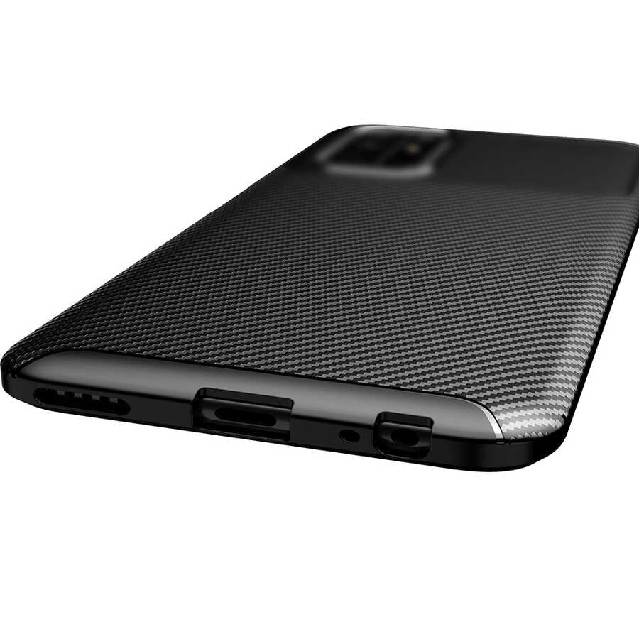 Huawei P Smart 2021 Kılıf Zore Negro Silikon Kapak Kahverengi
