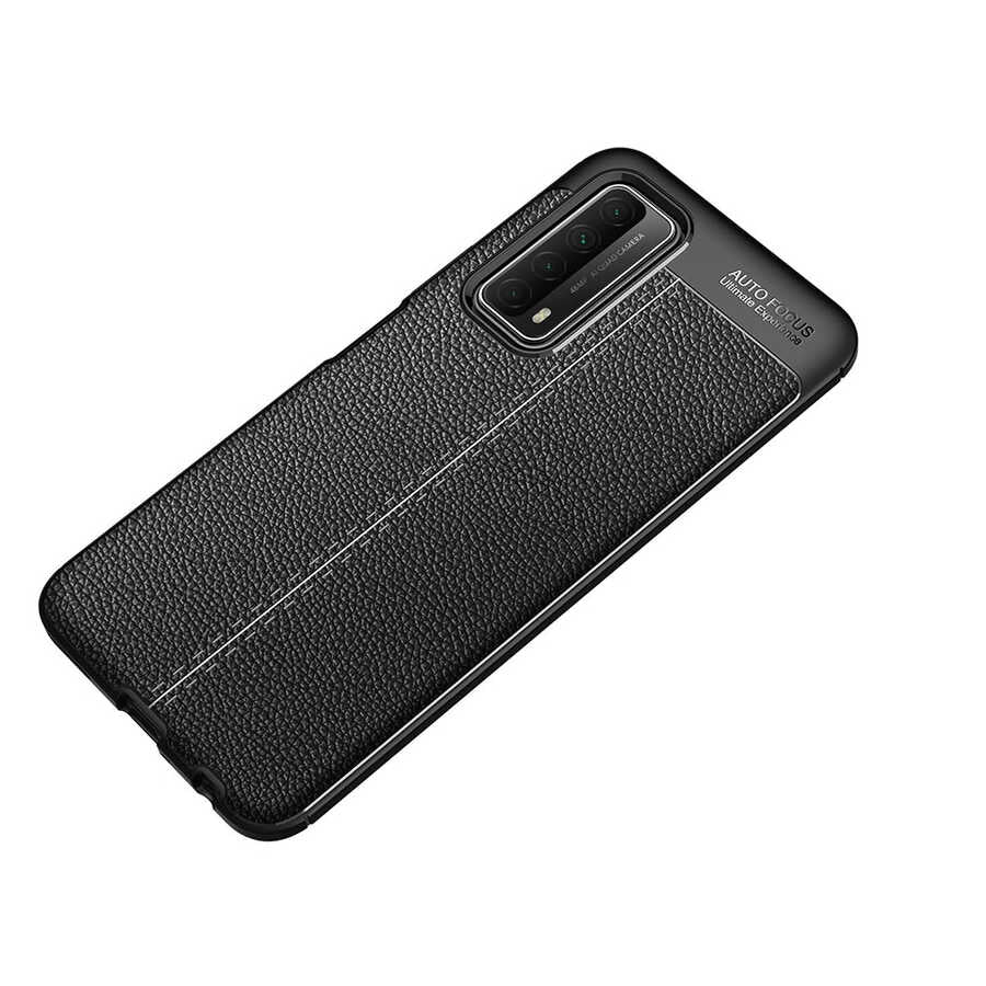 Huawei P Smart 2021 Kılıf Zore Niss Silikon Kapak Siyah