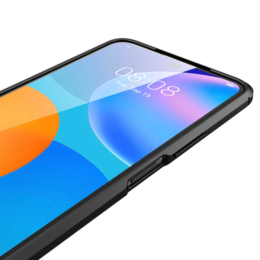 Huawei P Smart 2021 Kılıf Zore Niss Silikon Kapak Siyah