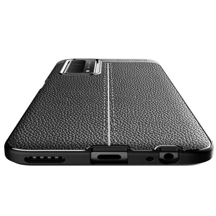 Huawei P Smart 2021 Kılıf Zore Niss Silikon Kapak Siyah