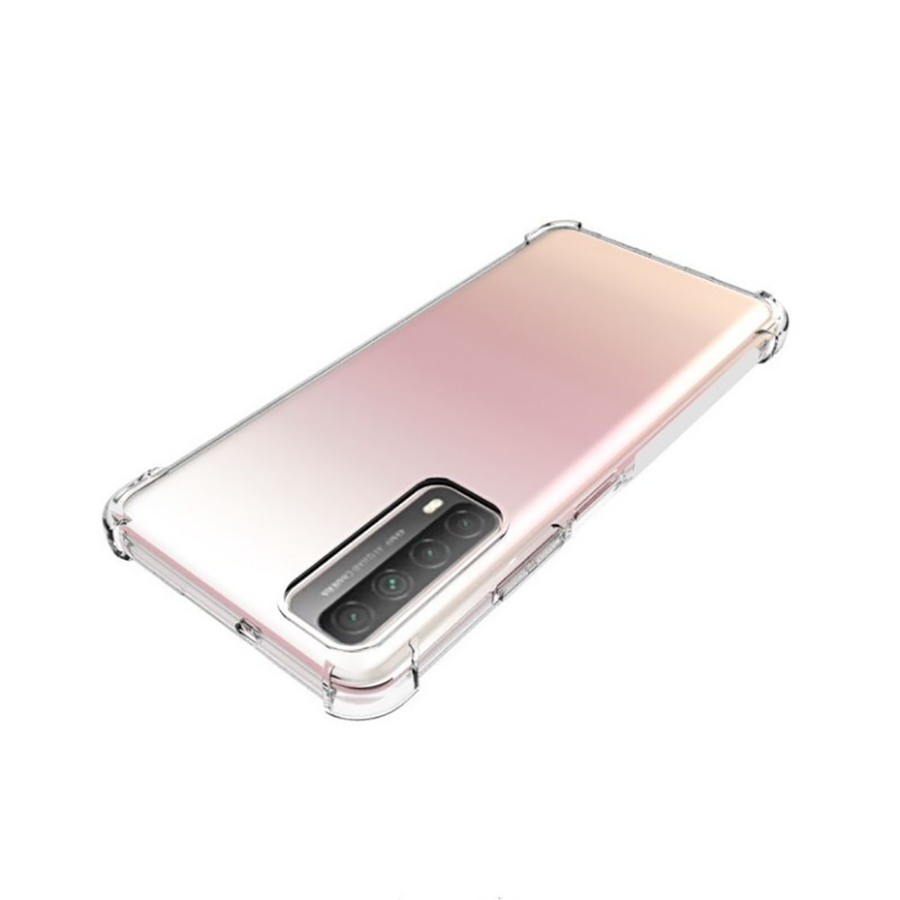 Huawei P Smart 2021 Kılıf Zore Nitro Anti Shock Silikon Renksiz