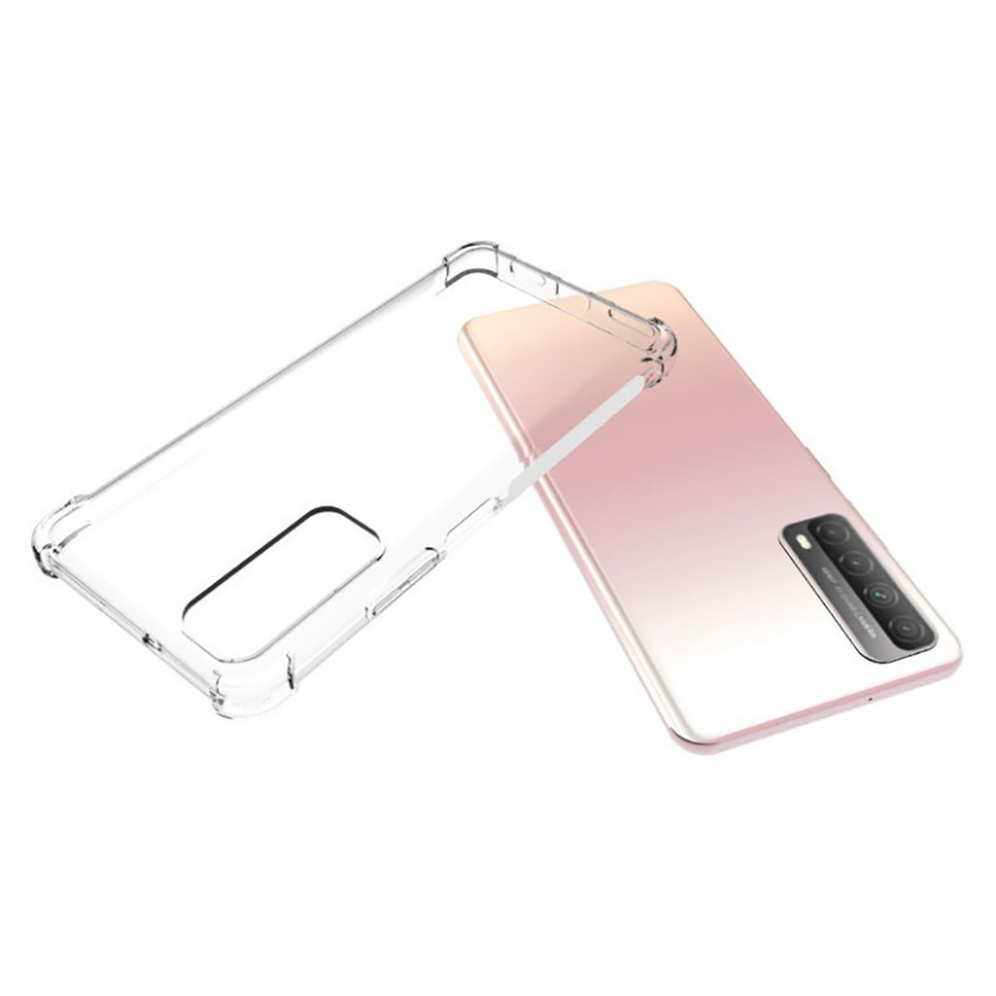 Huawei P Smart 2021 Kılıf Zore Nitro Anti Shock Silikon Renksiz
