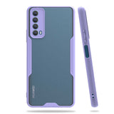 Huawei P Smart 2021 Kılıf Zore Parfe Kapak Mor
