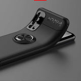 Huawei P Smart 2021 Kılıf Zore Ravel Silikon Kapak Siyah-Kırmızı