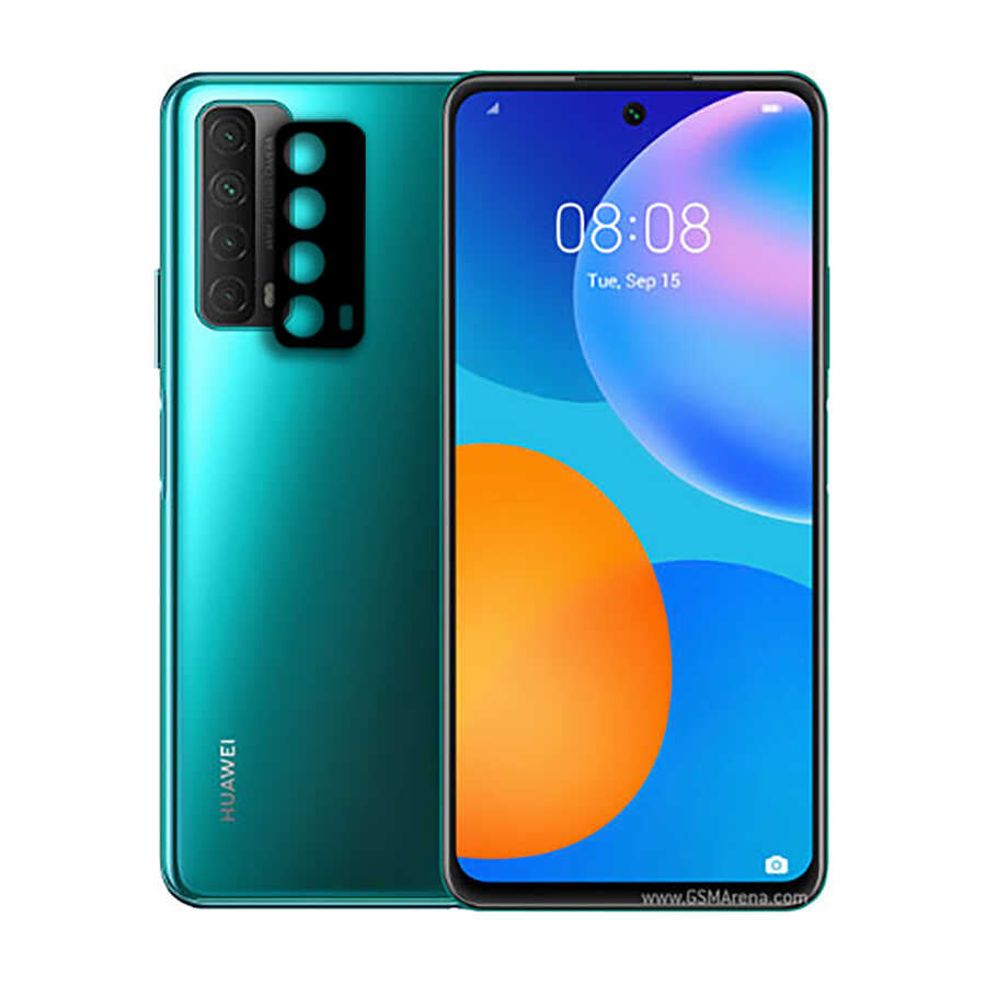 Huawei P Smart 2021 Zore Golden Turtle Seramik Kamera Camı Siyah