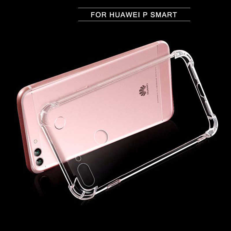 Huawei P Smart Kılıf Zore Nitro Anti Shock Silikon Renksiz