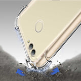 Huawei P Smart Kılıf Zore Nitro Anti Shock Silikon Renksiz