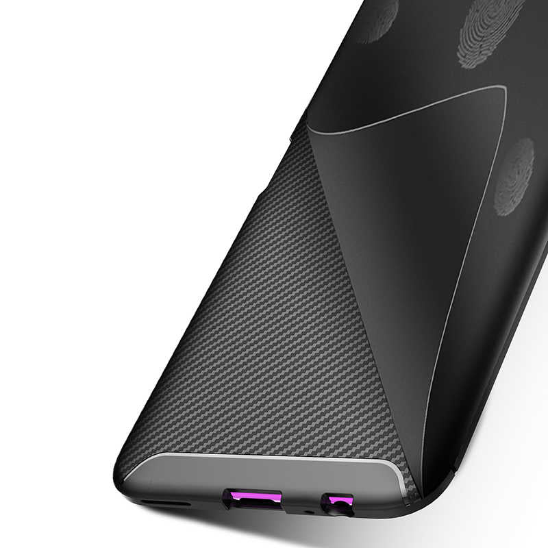 Huawei P Smart Pro 2019 Kılıf Zore Negro Silikon Kapak Lacivert