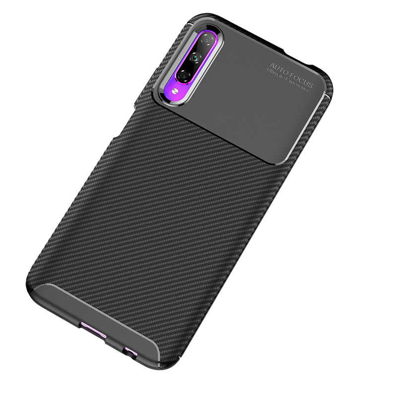 Huawei P Smart Pro 2019 Kılıf Zore Negro Silikon Kapak Lacivert