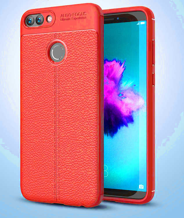 Huawei P Smart Kılıf Niss Silikon Kapak Kırmızı