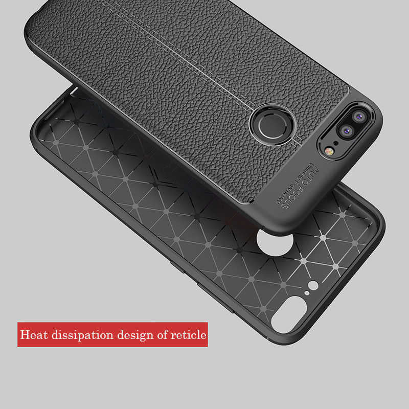 Huawei P Smart Kılıf Niss Silikon Kapak Kırmızı