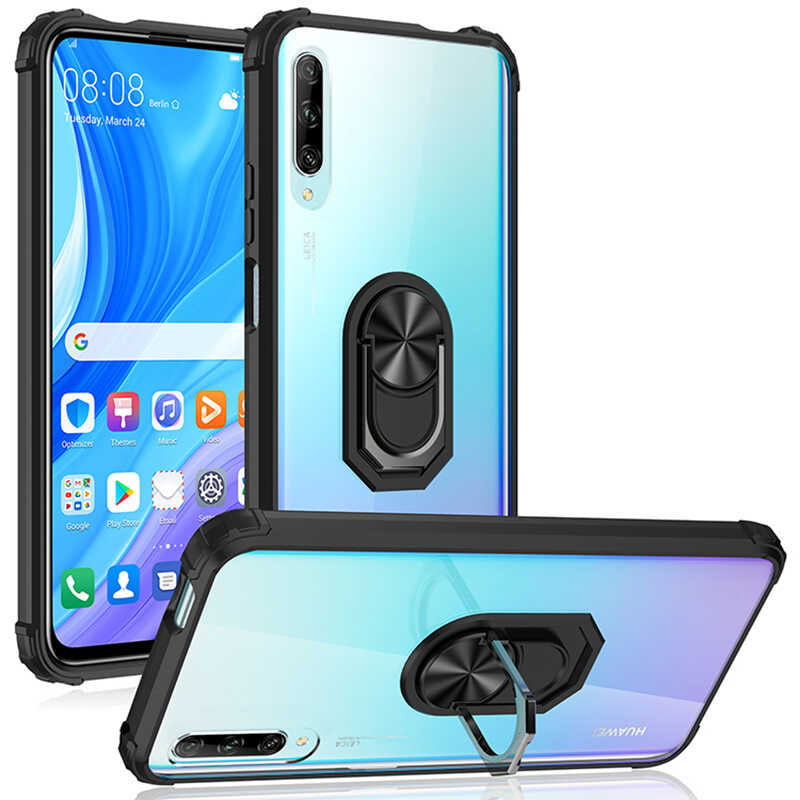 Huawei P Smart Pro 2019 Kılıf Zore Mola Kapak Siyah