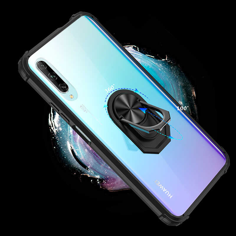 Huawei P Smart Pro 2019 Kılıf Zore Mola Kapak Siyah