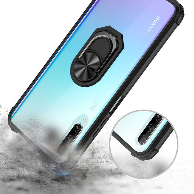 Huawei P Smart Pro 2019 Kılıf Zore Mola Kapak Siyah