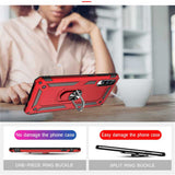 Huawei P Smart Pro 2019 Kılıf Zore Vega Kapak Mavi