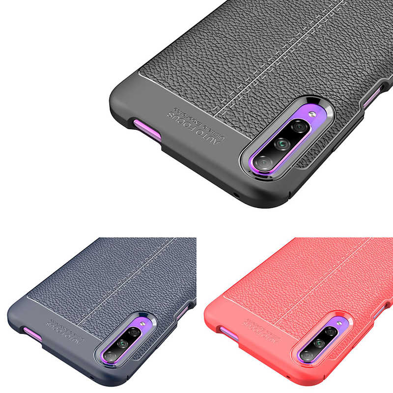 Huawei P Smart Pro 2019 Kılıf Zore Niss Silikon Kapak Siyah