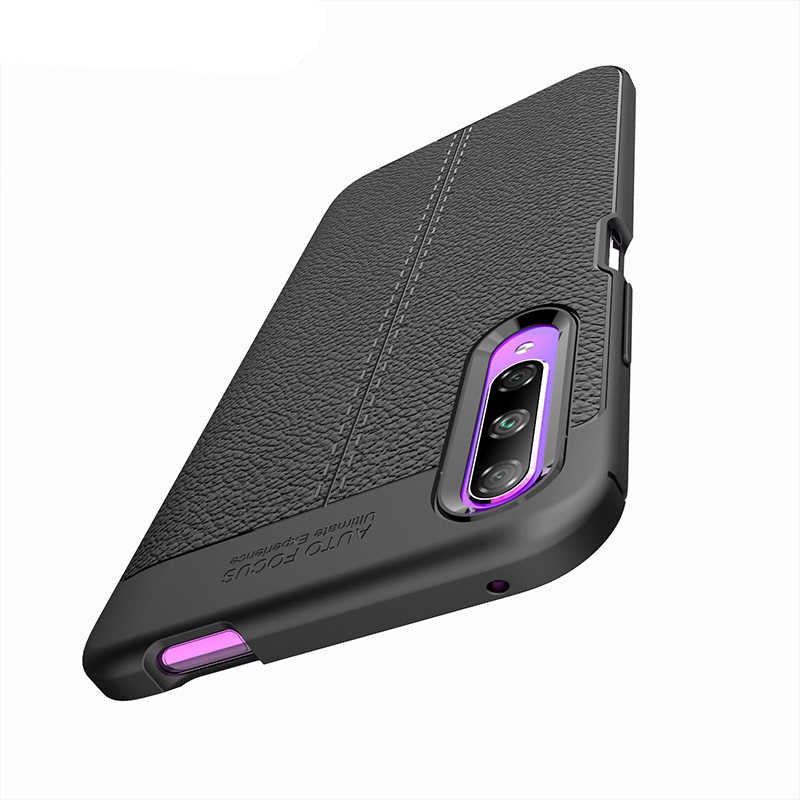 Huawei P Smart Pro 2019 Kılıf Zore Niss Silikon Kapak Siyah
