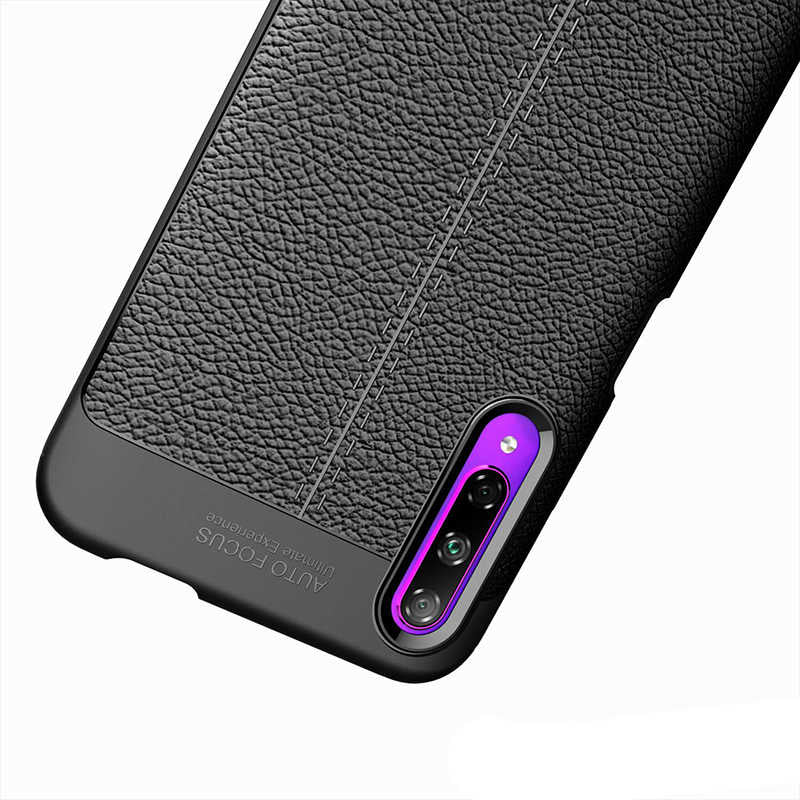 Huawei P Smart Pro 2019 Kılıf Zore Niss Silikon Kapak Siyah