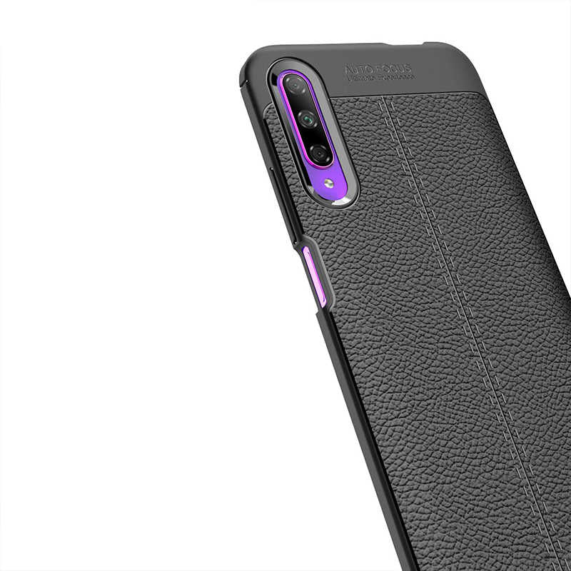 Huawei P Smart Pro 2019 Kılıf Zore Niss Silikon Kapak Siyah